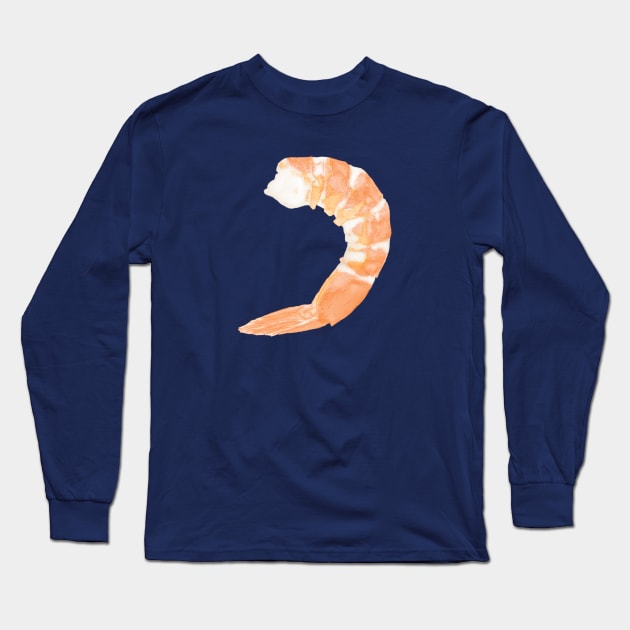 Boiled Shrimp Long Sleeve T-Shirt by HB Loves Crafts